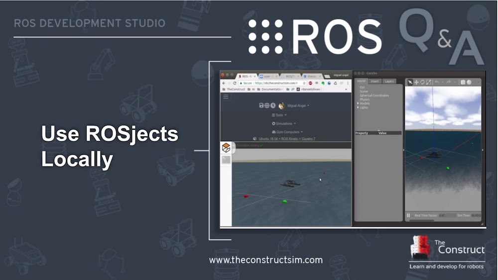 [ROS Q&A] 153 - Use ROSjects locally