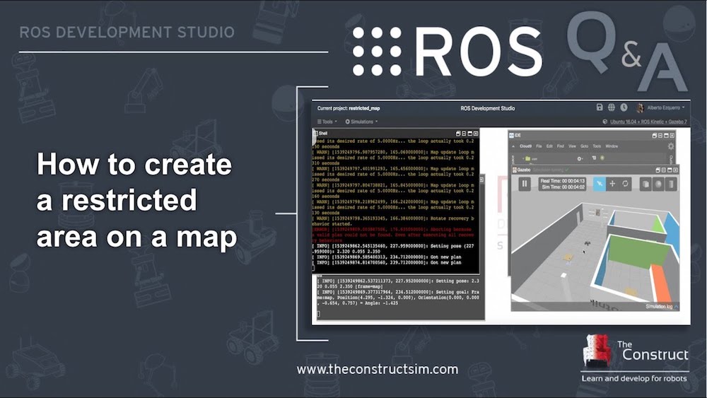 [ROS Q&A] 159 – How to create a Restricted Area on a Map