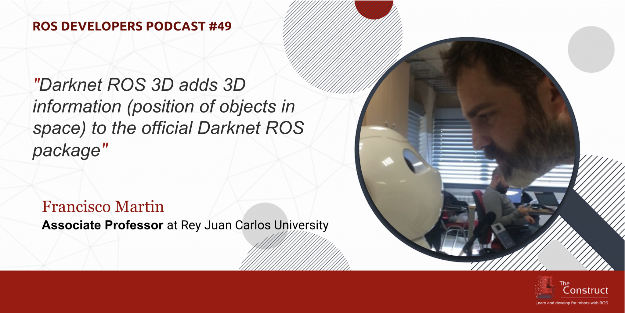 RDP 049: Darknet ROS 3D with Francisco Martin