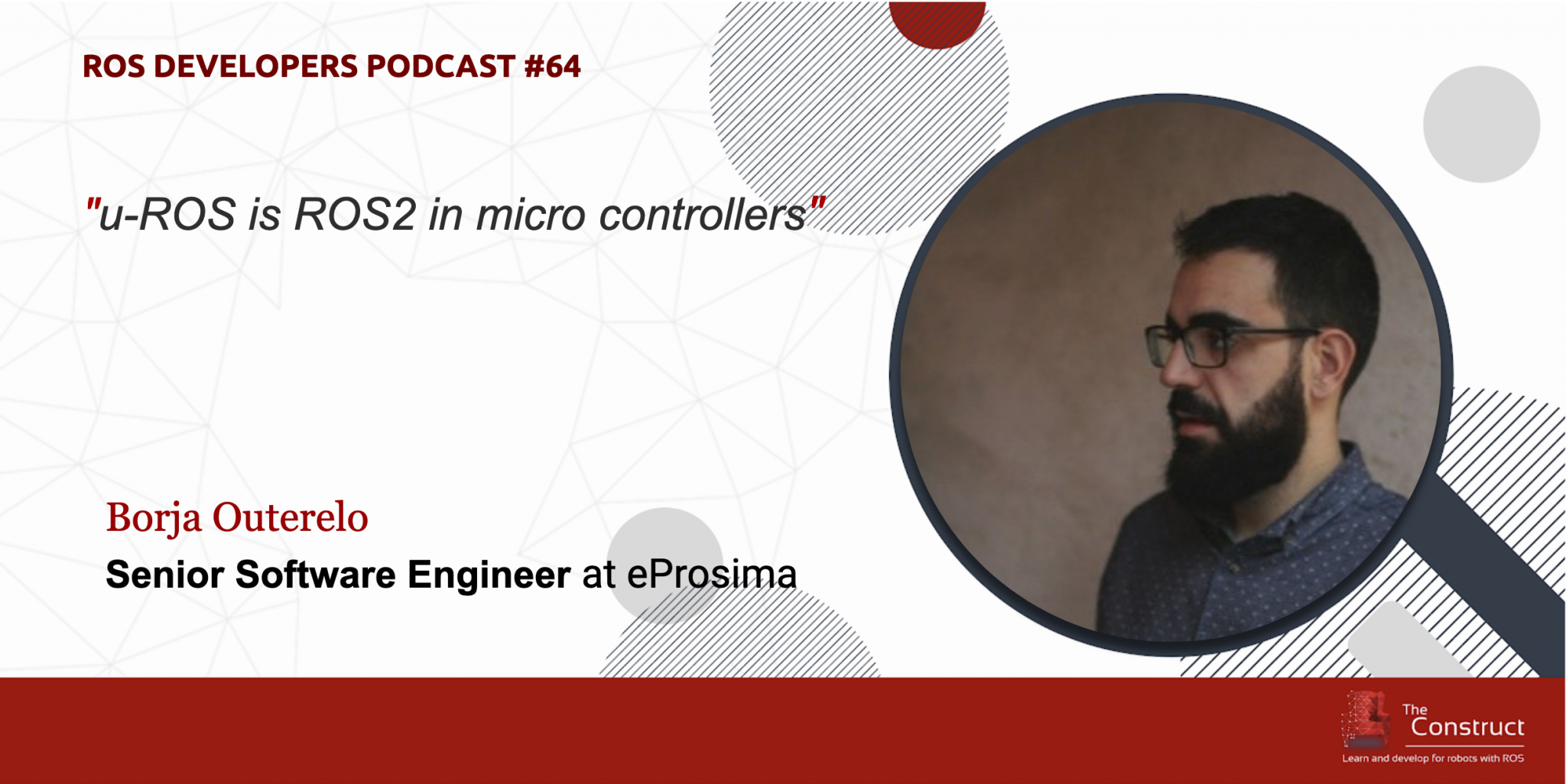 ROS2 in micro controllers using micro-ROS with Borja Outerelo