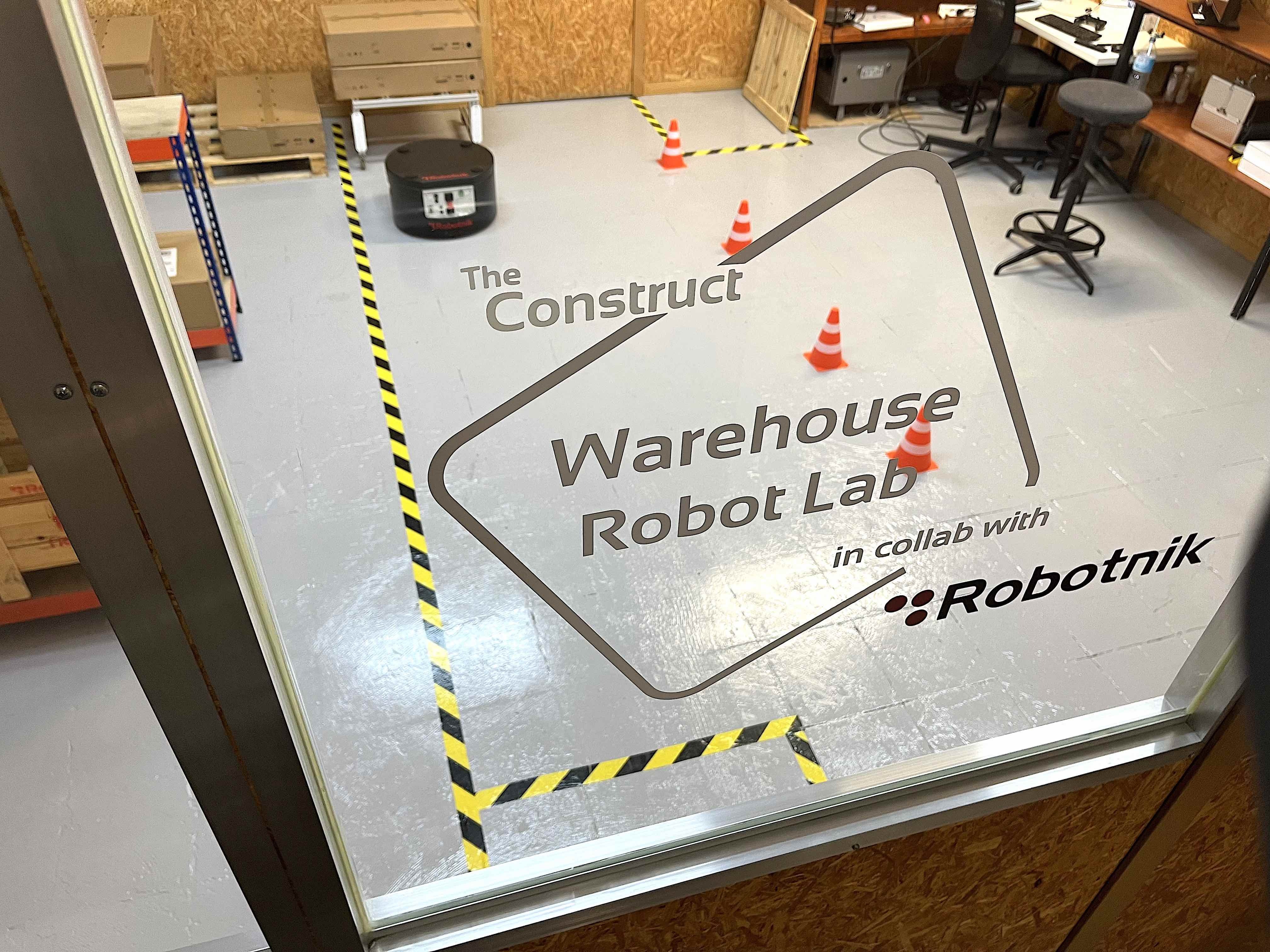 A ROS2 Remote Warehouse Real Robot Lab For Industrial Training