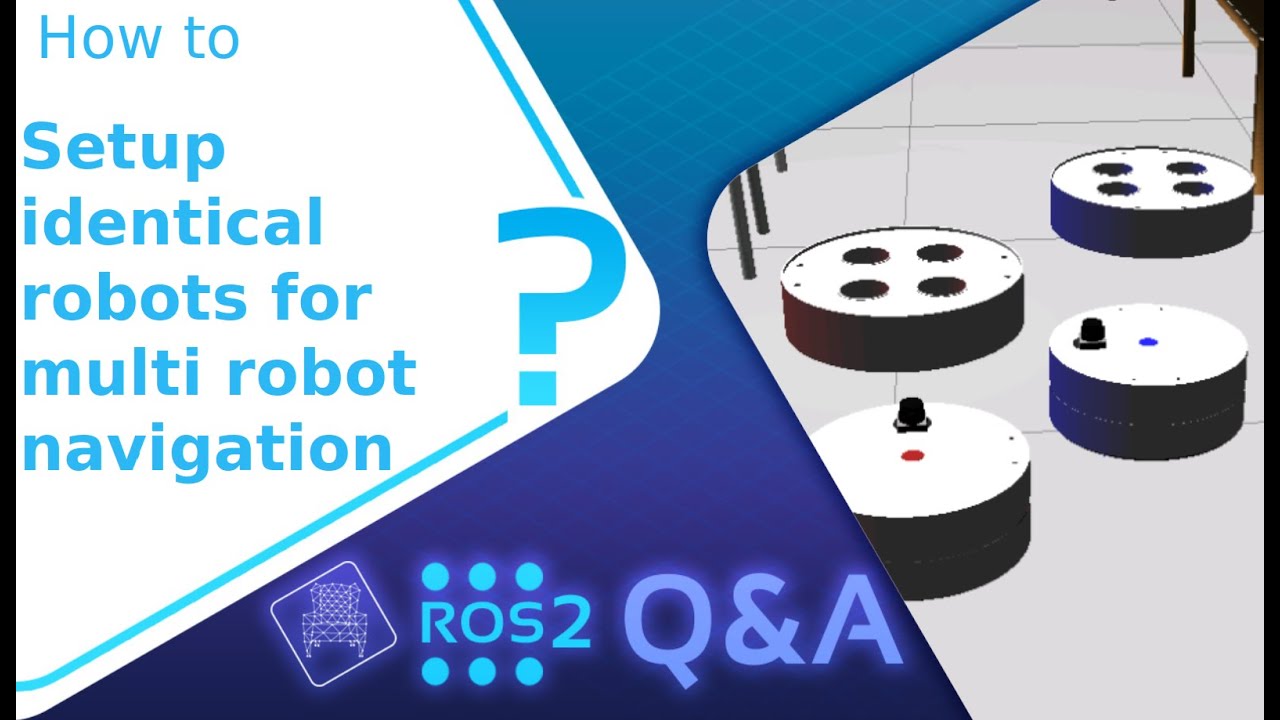 [ROS2 Q&A] 236 - How to setup identical robots for multi robot navigation