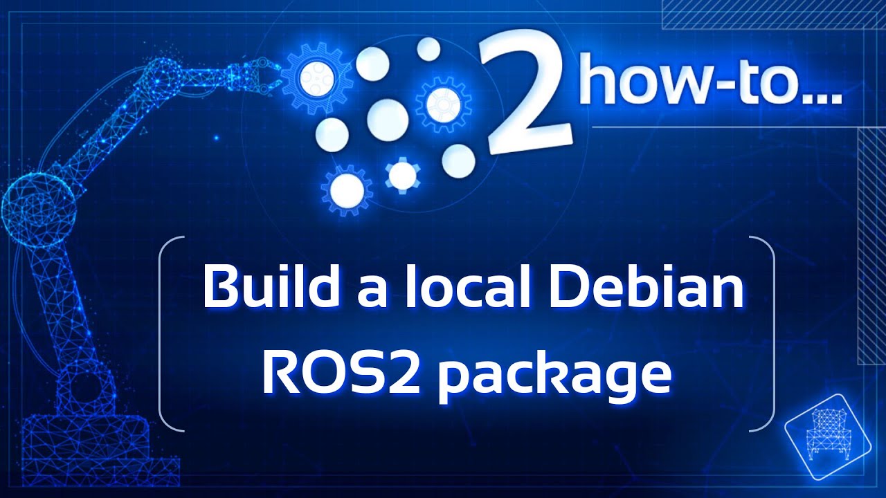 Now to build a local debian ROS2 package