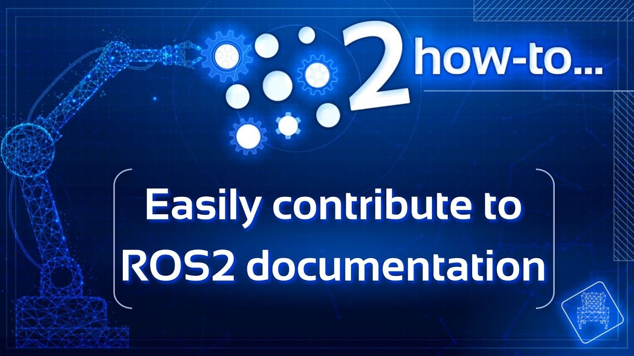 How to easily contribute to ROS2 documentation